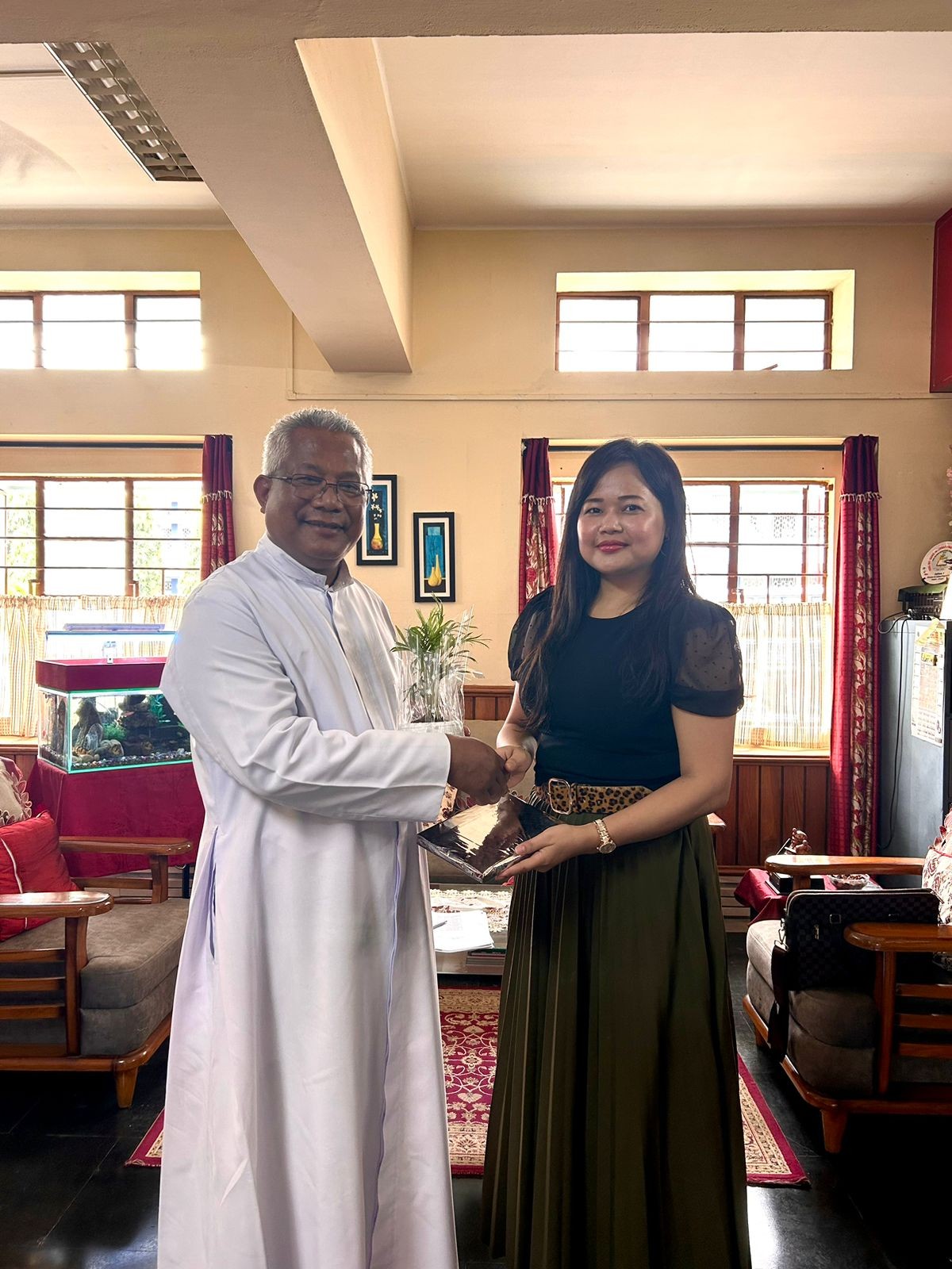 Visit of Mrs Krishtina K Marak, Director of RAHi Redwings Air Hostess and Hospitality Institute, Guw